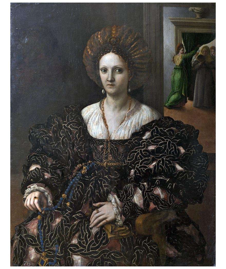  Parmigianino. Isabella d'Este. 1530s. Royal Collection, London