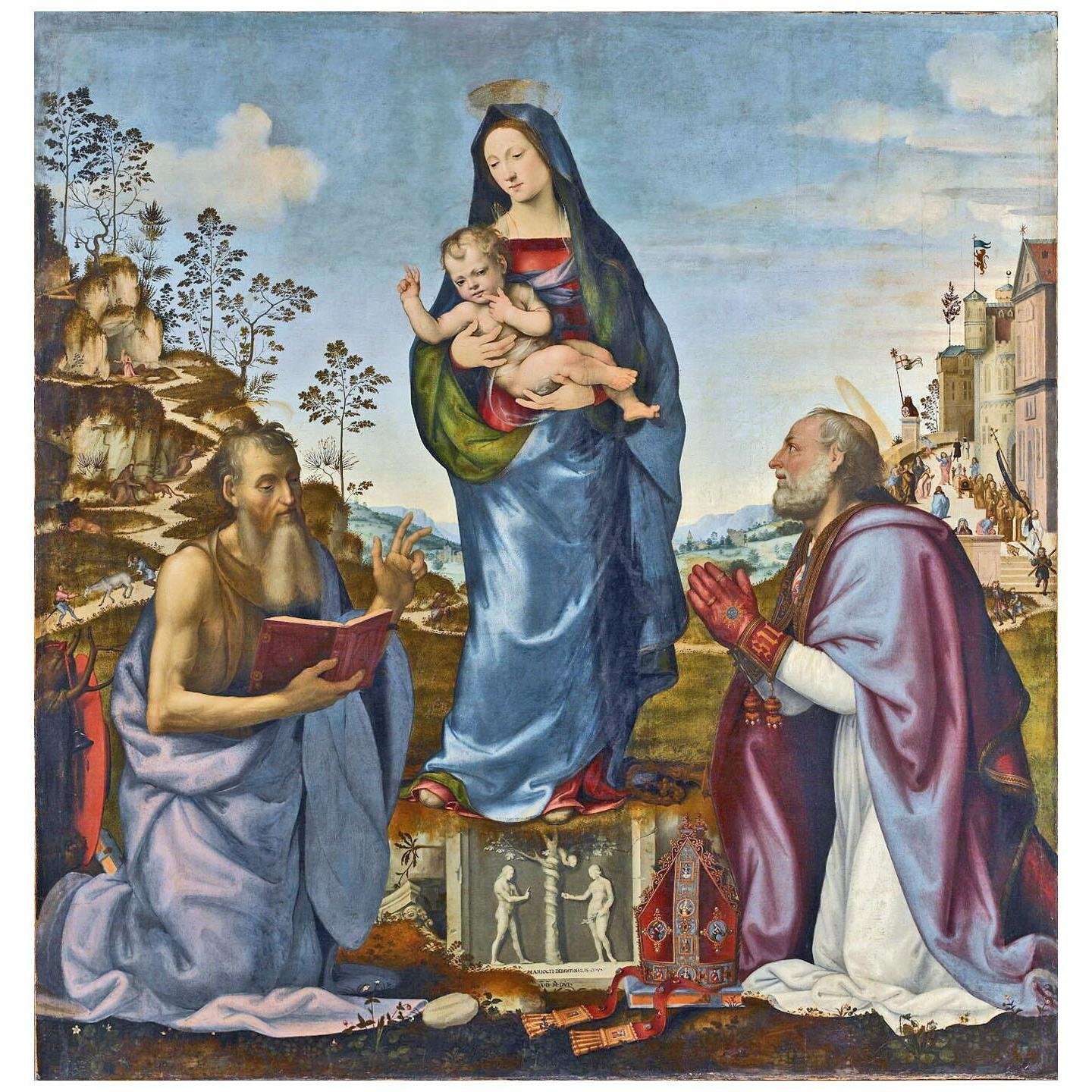  Franciabigio. Madonna col Bambino e Santi. 1506. Musee du Louvre