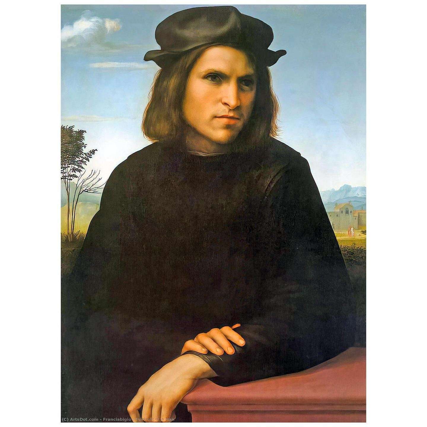  Franciabigio. Ritratt di uomo. 1510. Musee du Louvre