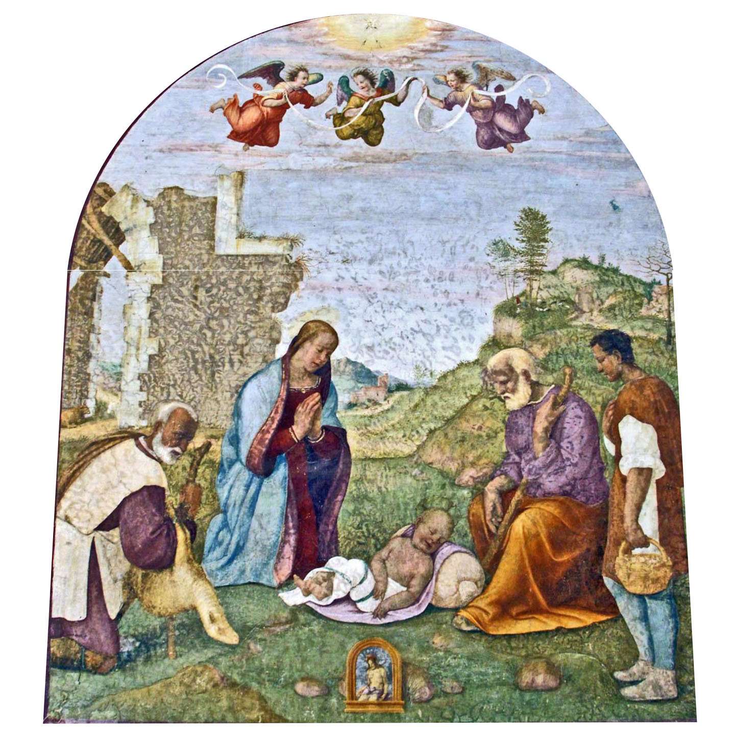  Franciabigio. Adorazione dei pastori. 1510. Villa Dani a Montici, Firenze