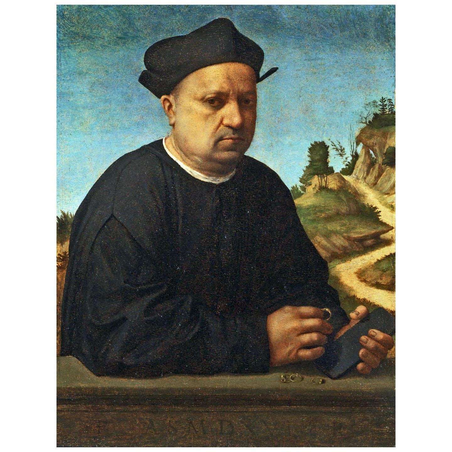  Franciabigio. Ritratto di un gioielliere. 1516. Princeton University Art Museum