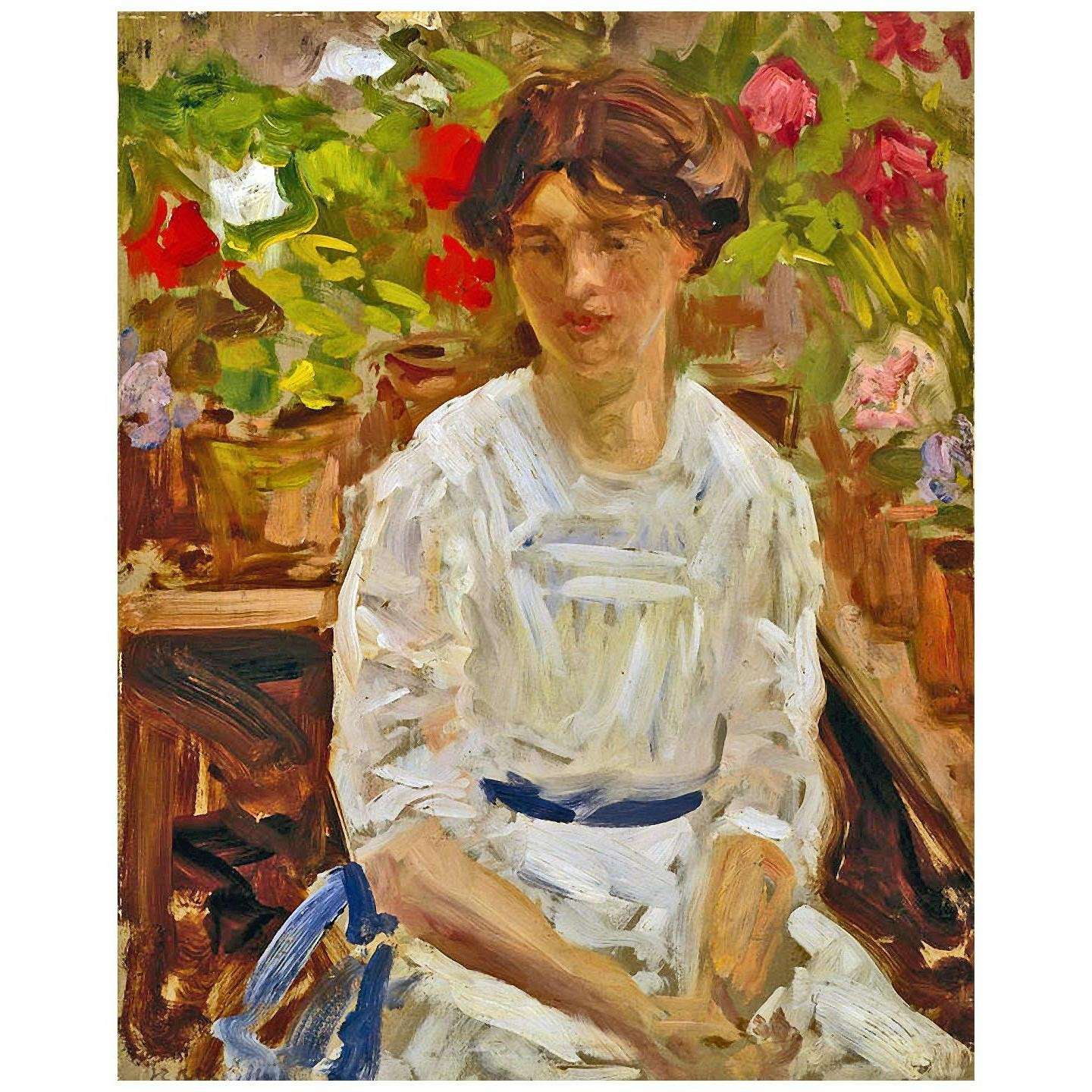   Francis Cadell. Lady in White. 1910. Kelvingrove Museum Glasgow