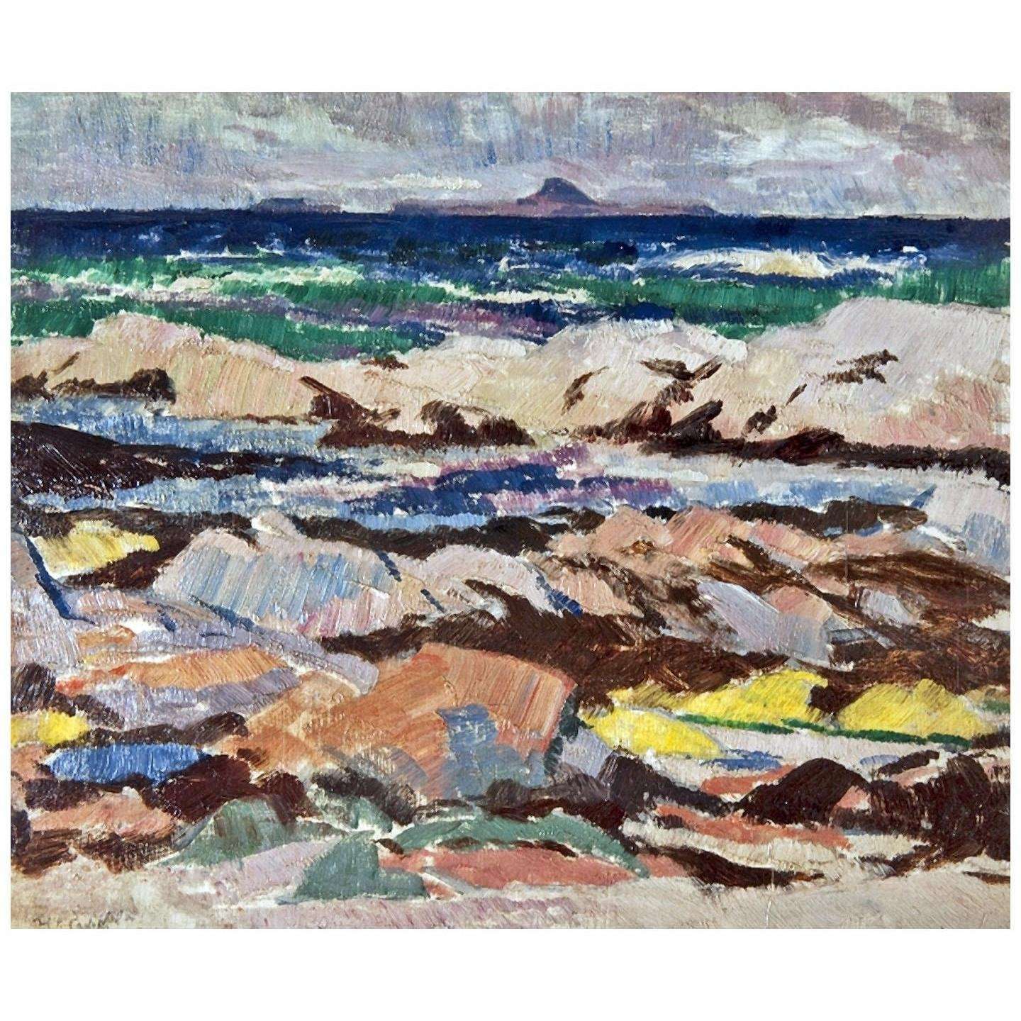    Francis Cadell. Dutchman's Cap from Iona. 1919. Kelvingrove Museum Glasgow