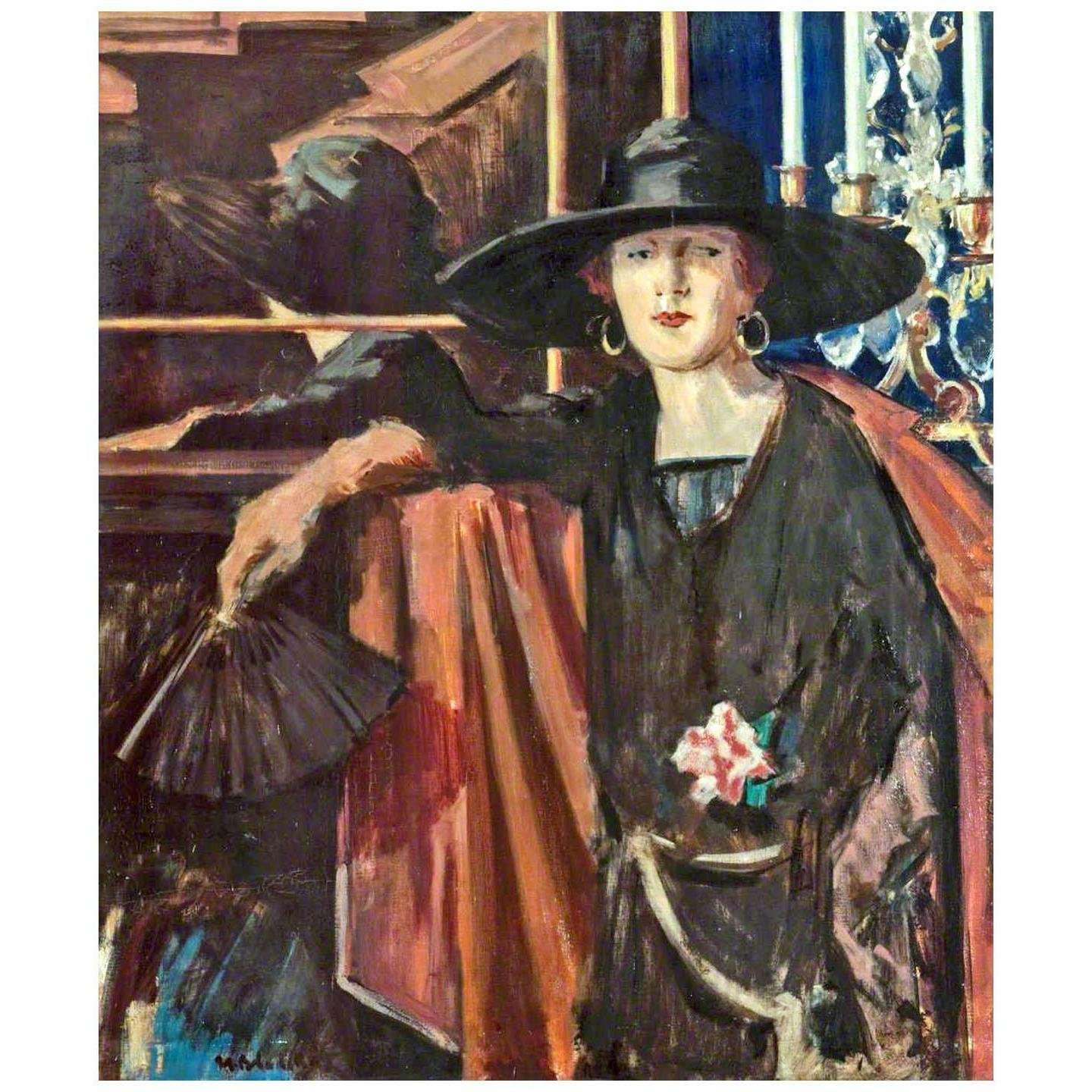    Francis Cadell. Black and Gold. 1920-1925. McLean Museum Inverclyde