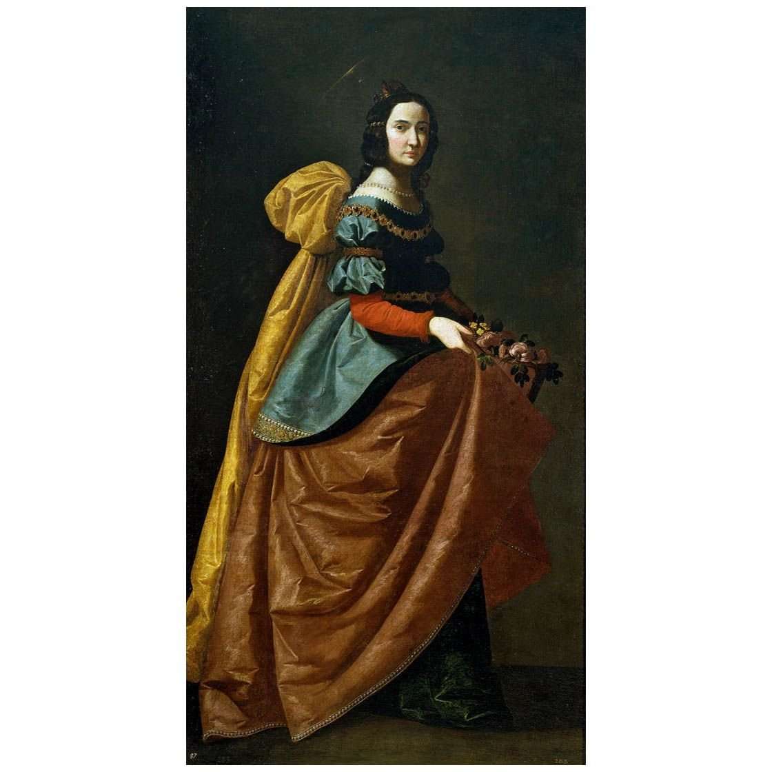   Francisco de Zurbaran. Santa Isabel de Portugal. 1630-1635. Museo del Prado
