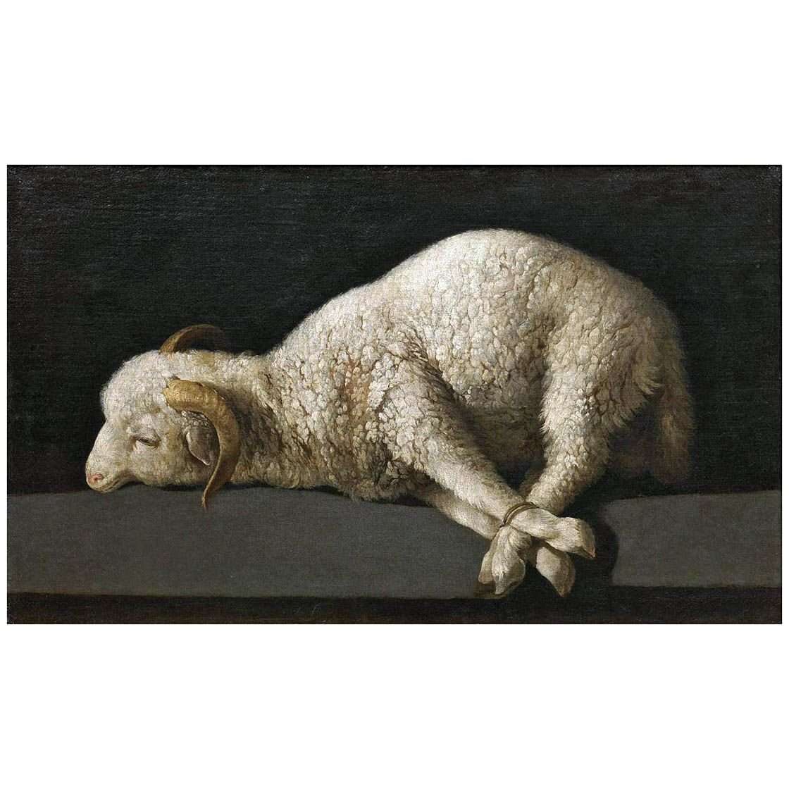   Francisco de Zurbaran. Agnus Dei. 1635-1640. Museo del Prado