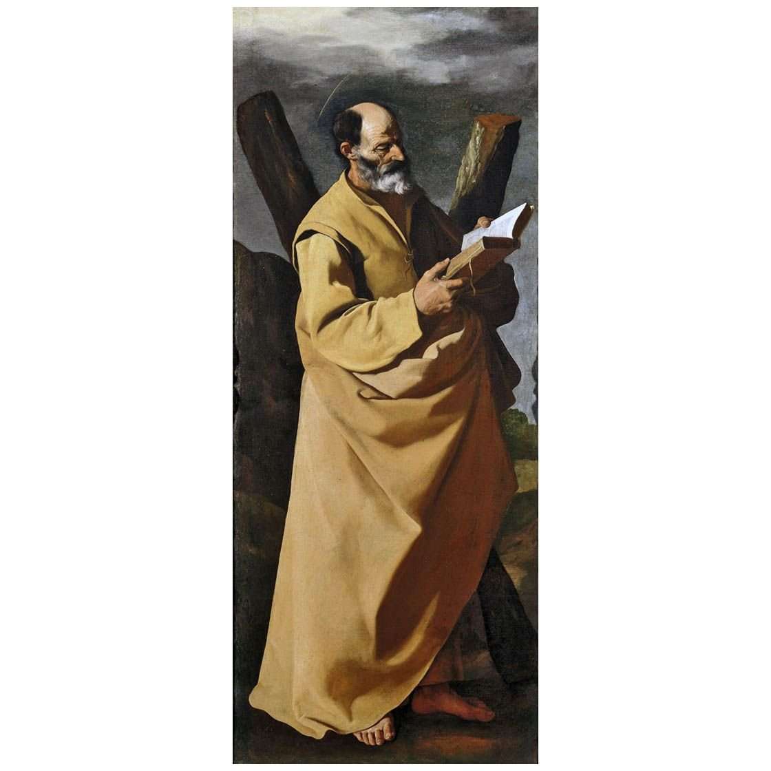   Francisco de Zurbaran. San Andres. 1635-1640. Budapest Museum of Fine Arts