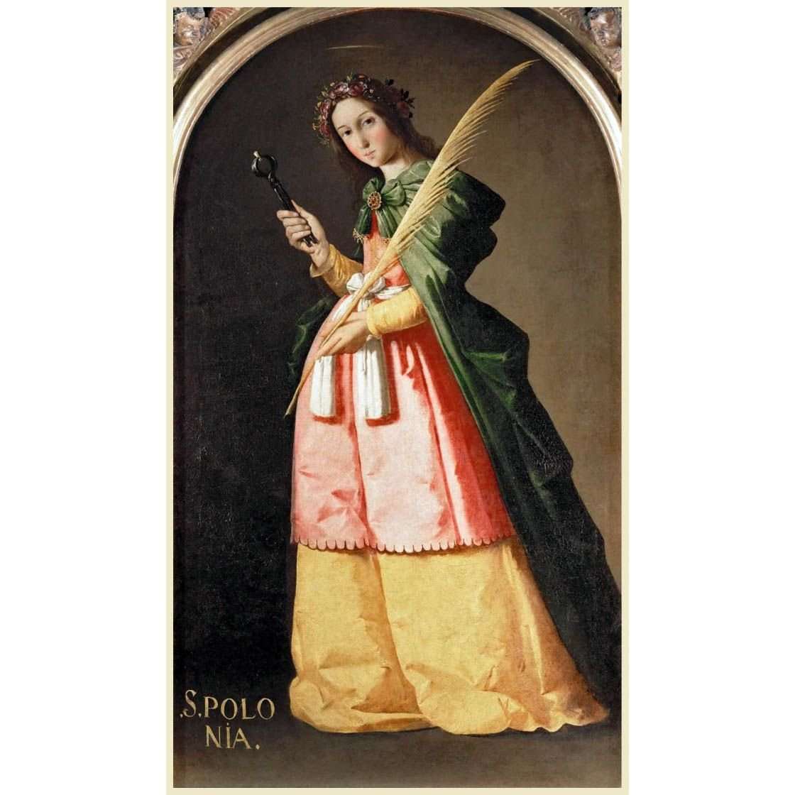   Francisco de Zurbaran. Saint Apolonia. 1636. Louvre