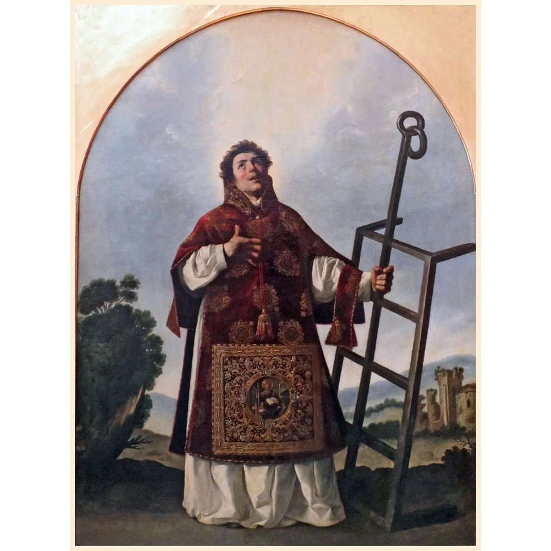   Francisco de Zurbaran. San Lorenzo. 1636-1639. Hermitage