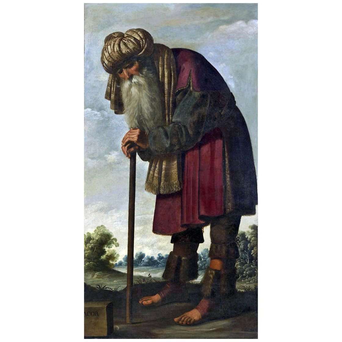   Francisco de Zurbaran. Jacob (Jacob y sus doce hijos). 1640-1645. Aucland Castle