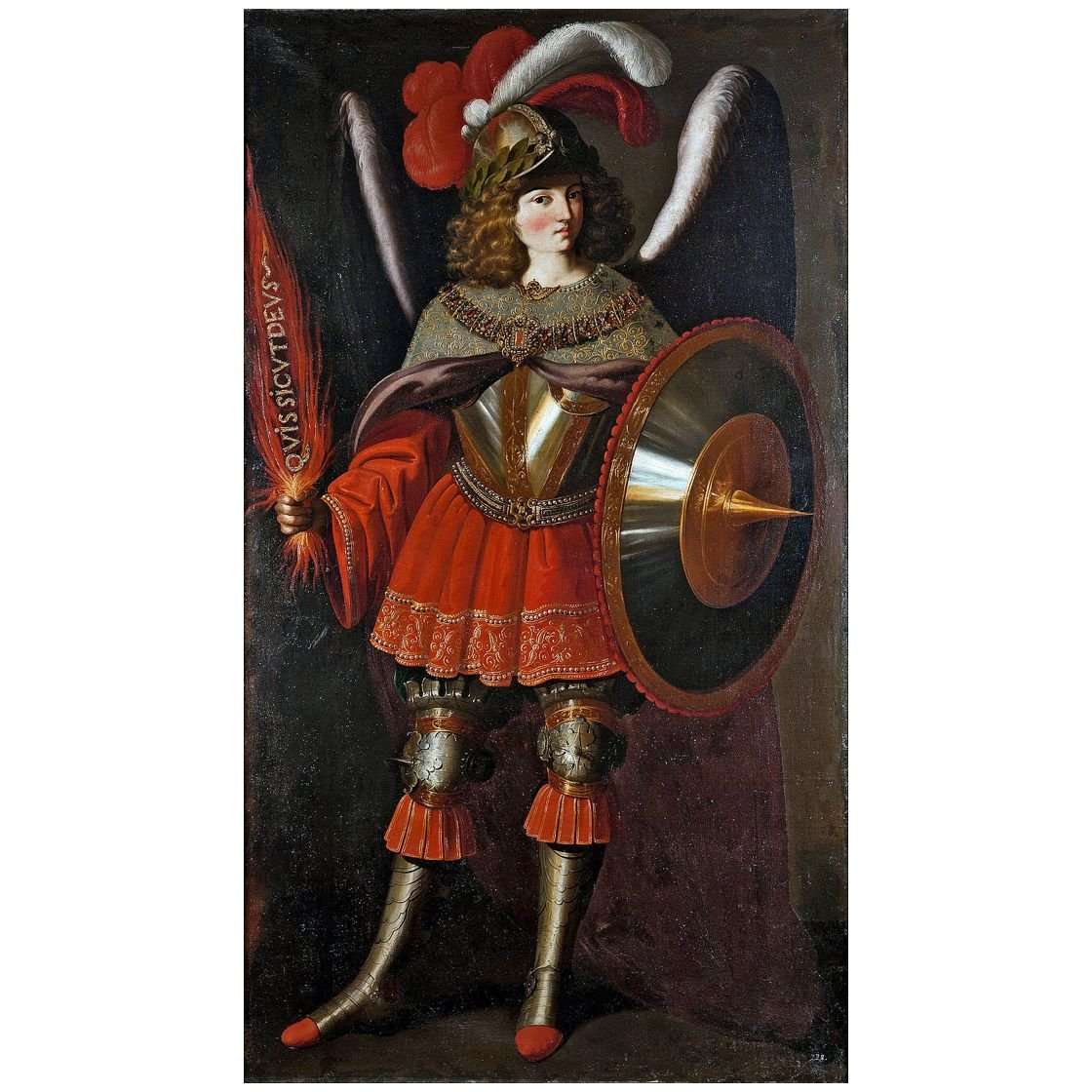   Francisco de Zurbaran. San Miguel Arcangel.1645. Fundacion Banca Santander Madrid