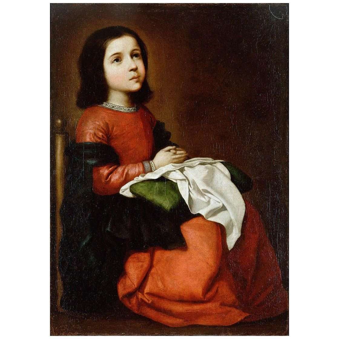   Francisco de Zurbaran. Maria ni?a. 1658-1660. Hermitage Museum