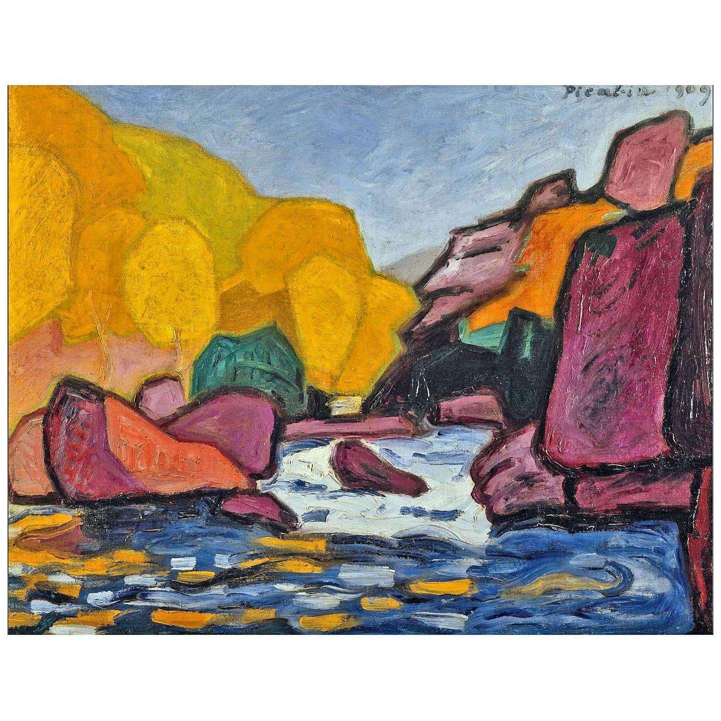  Francis Picabia. Bords de Sedelle. 1909. Centre Pompidou Paris