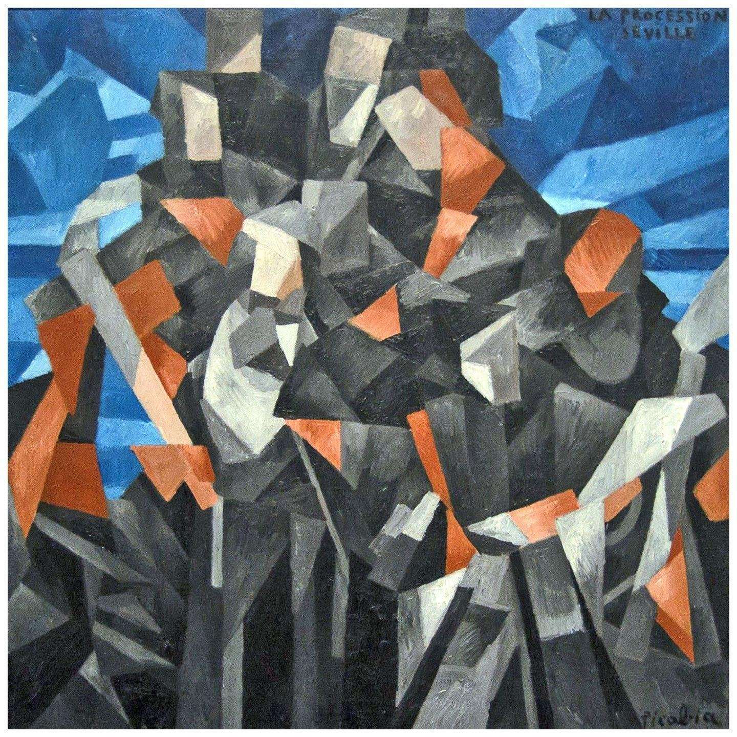  Francis Picabia. Le procession Seville. 1912. National Gallery of Art Washington