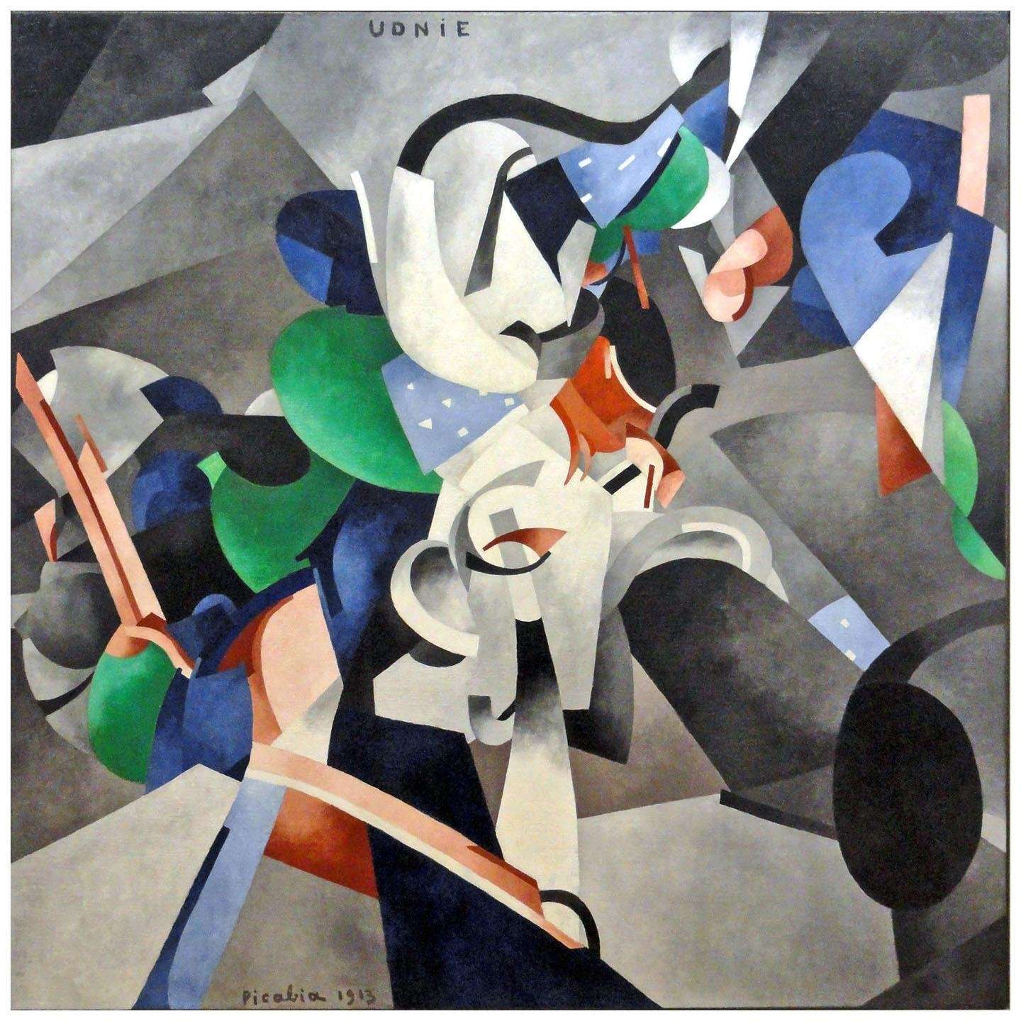  Francis Picabia. Udnie. 1913. Centre Pompidou Paris