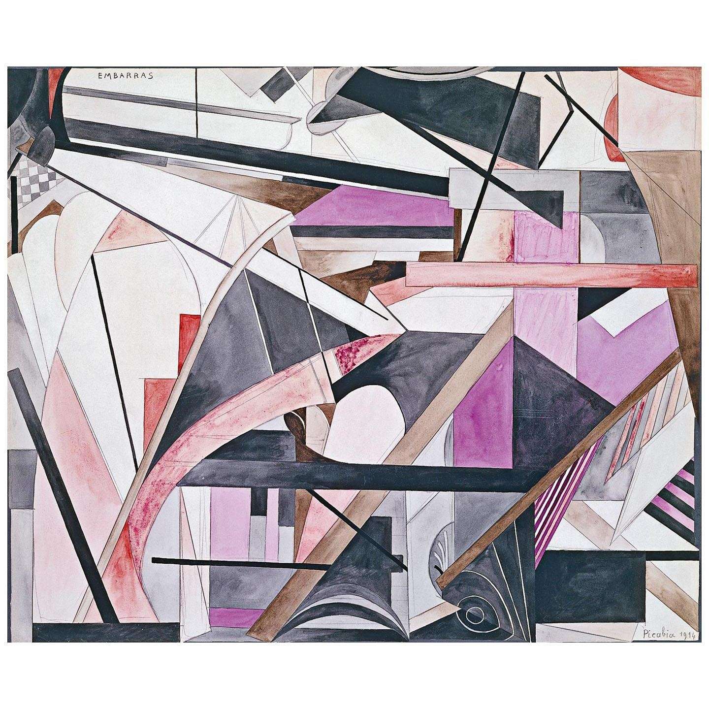  Francis Picabia. Embarras. 1914. Museo Thyssen-Bornemisza Madrid