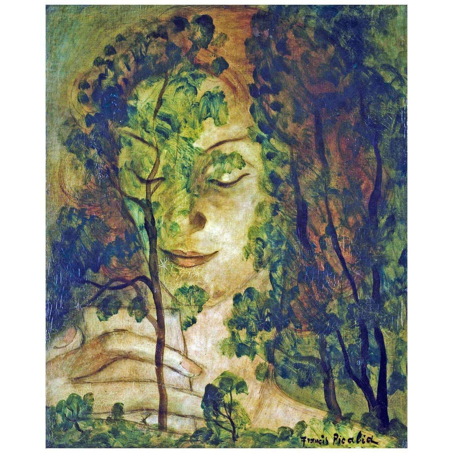  Francis Picabia. Femme aux arbres. 1930. Collection privee