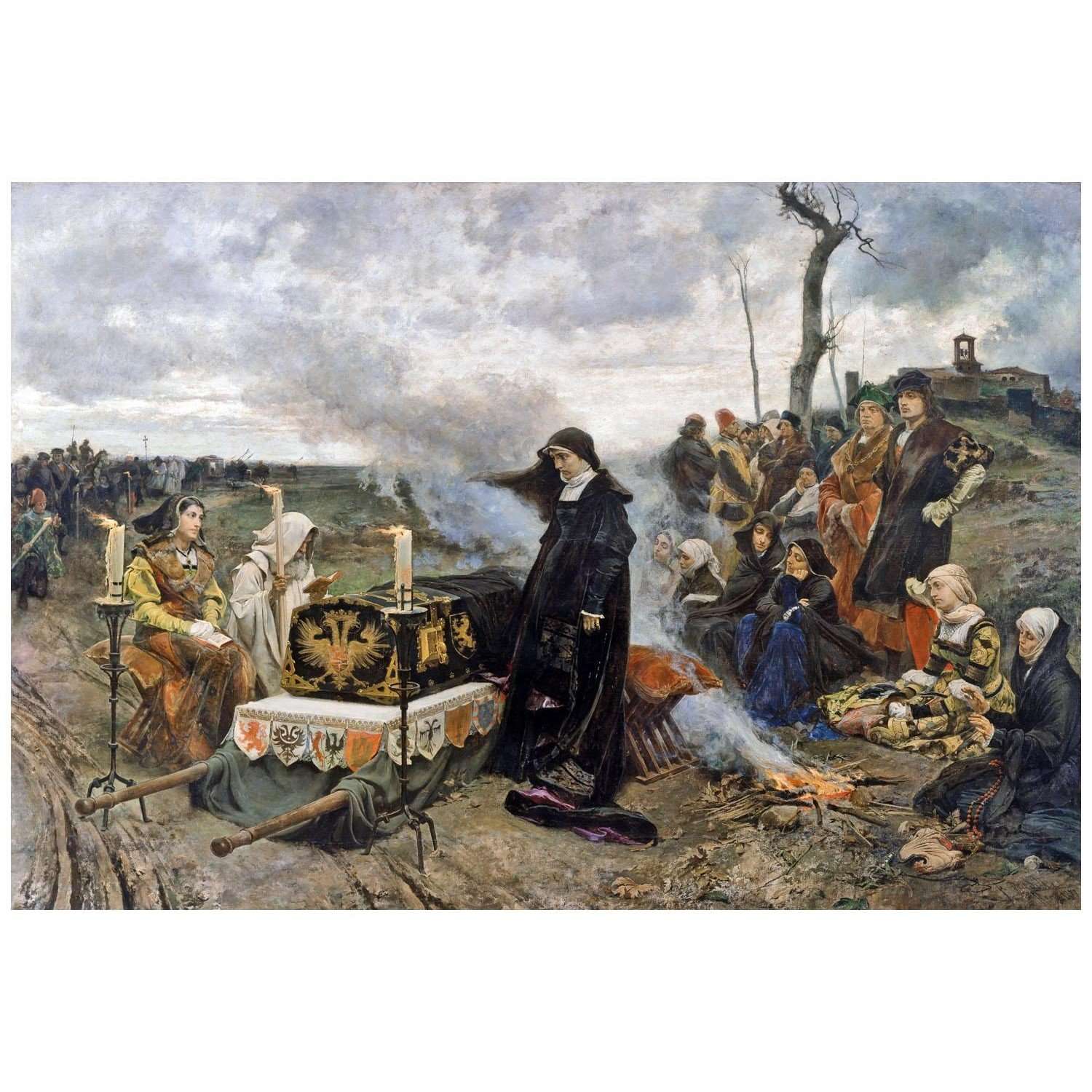 Francisco Pradilla. Do?a Juana la Loca. 1878. Museo del Prado