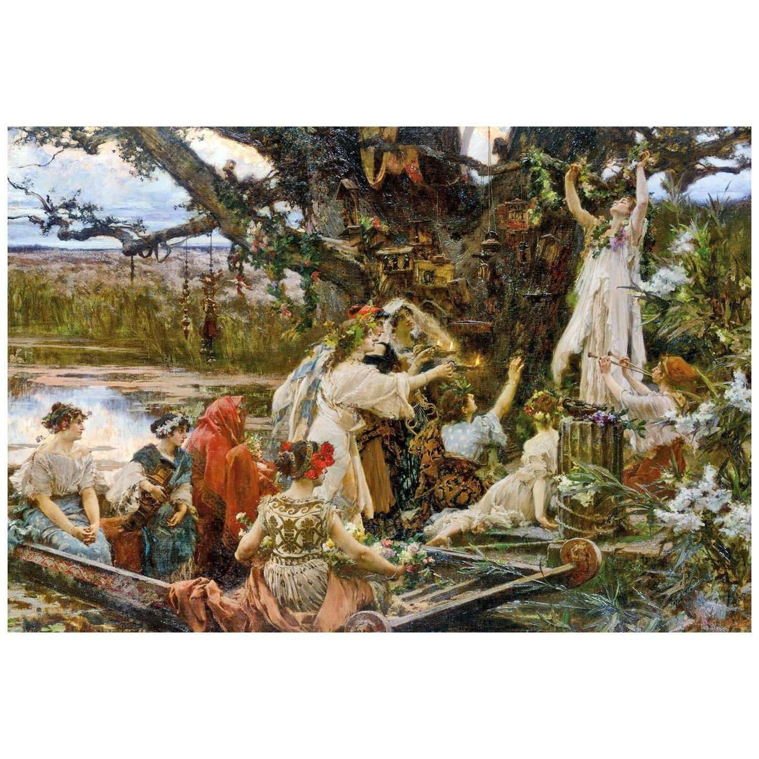  Francisco Pradilla. Bajo el ?rbol consagrado a Ceres. 1903. Colecci?n privada