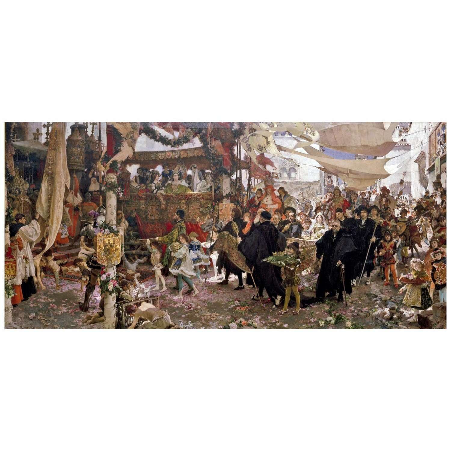  Francisco Pradilla. Bautismo del Pr?ncipe Don Juan. 1910. Museo del Prado