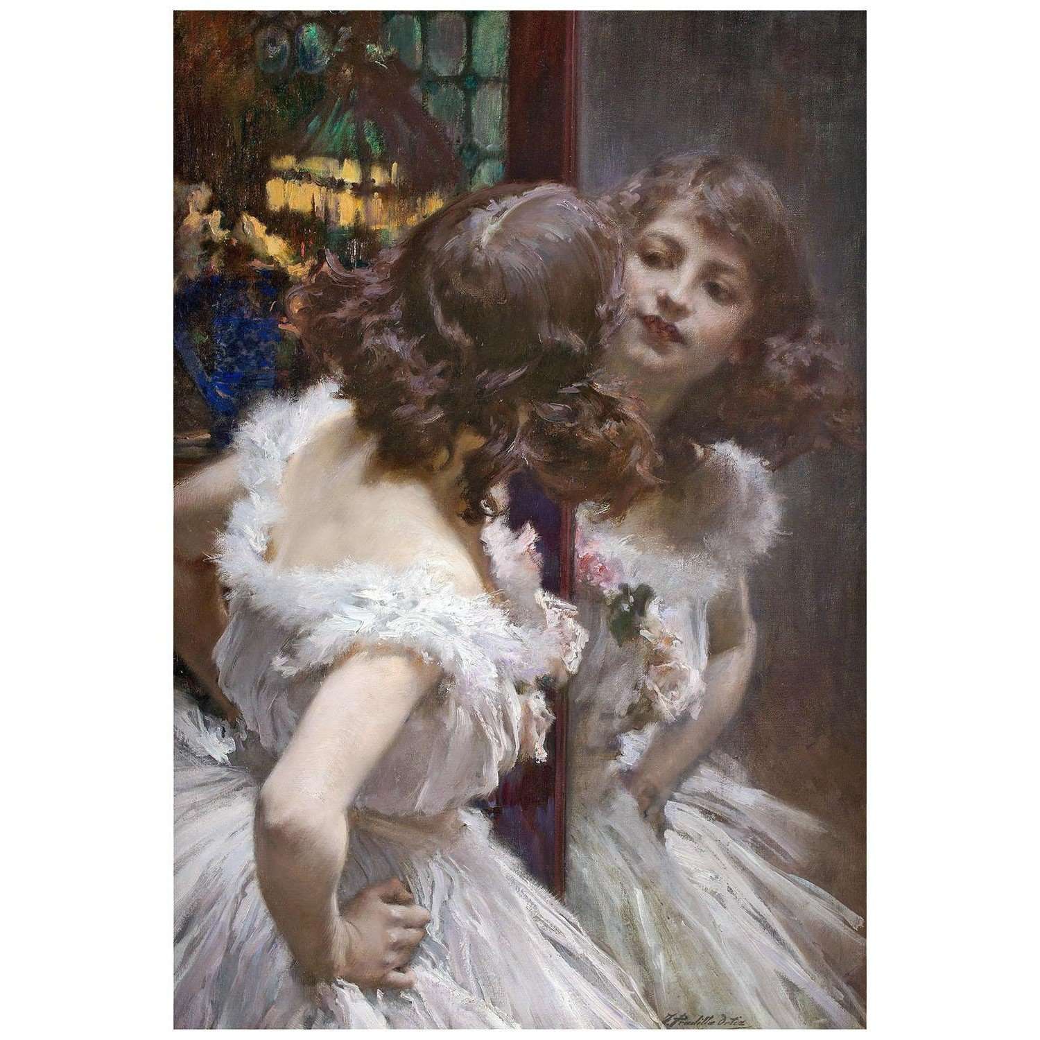  Francisco Pradilla. Joven bailarina. 1918. Colecci?n privada