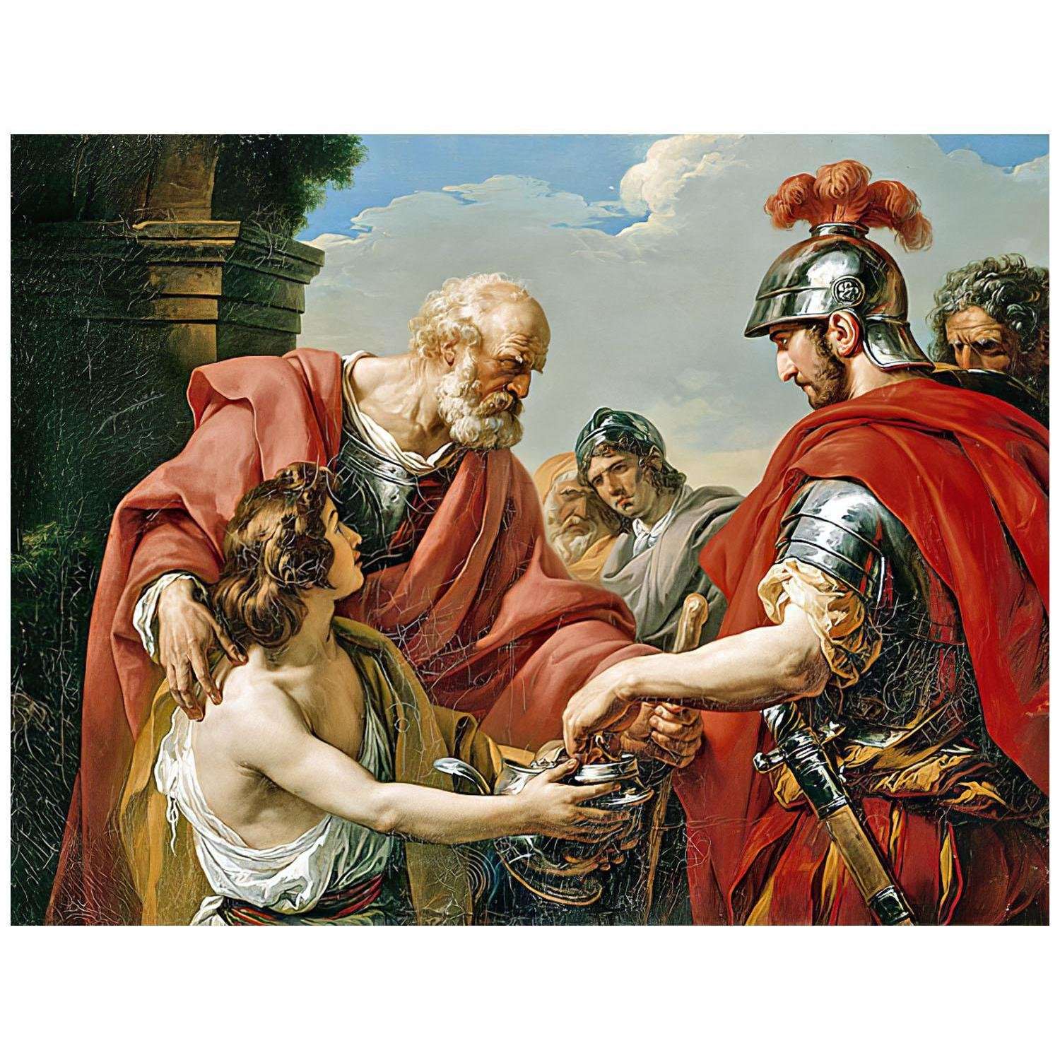 - Francois-Andre Vincent. Belisarius. 1776. Musee Fabre Montpellier