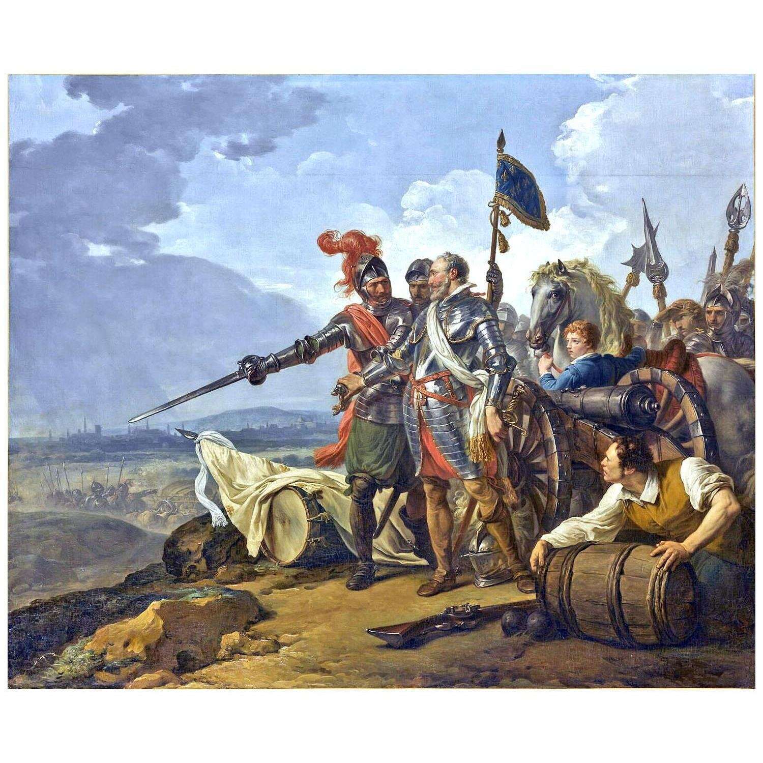 - Francois-Andre Vincent. Henri IV faisant entrer des vivres dans Paris. 1783. Louvre