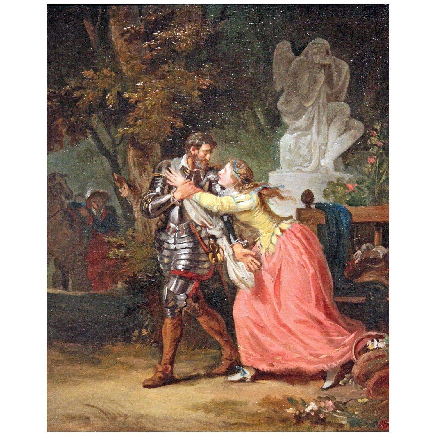 - Francois-Andre Vincent. Les adieux de Henri IV et de Gabrielle. 1786. Chateau de Pau