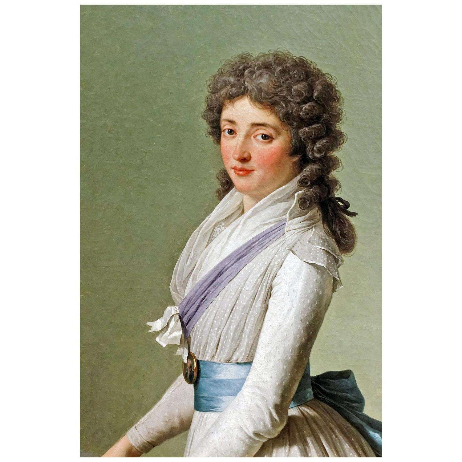 - Francois-Andre Vincent. Baronne de Chalvet-Souville. 1793. Musee du Louvre