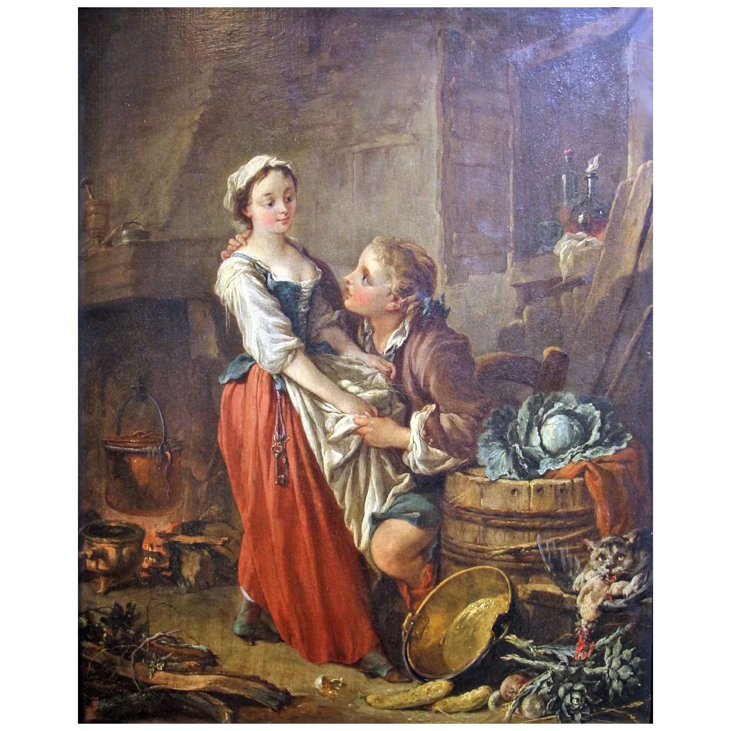  Francois Boucher. La belle cuisini?re. 1735. Mus?e Cognacq-Jay Paris