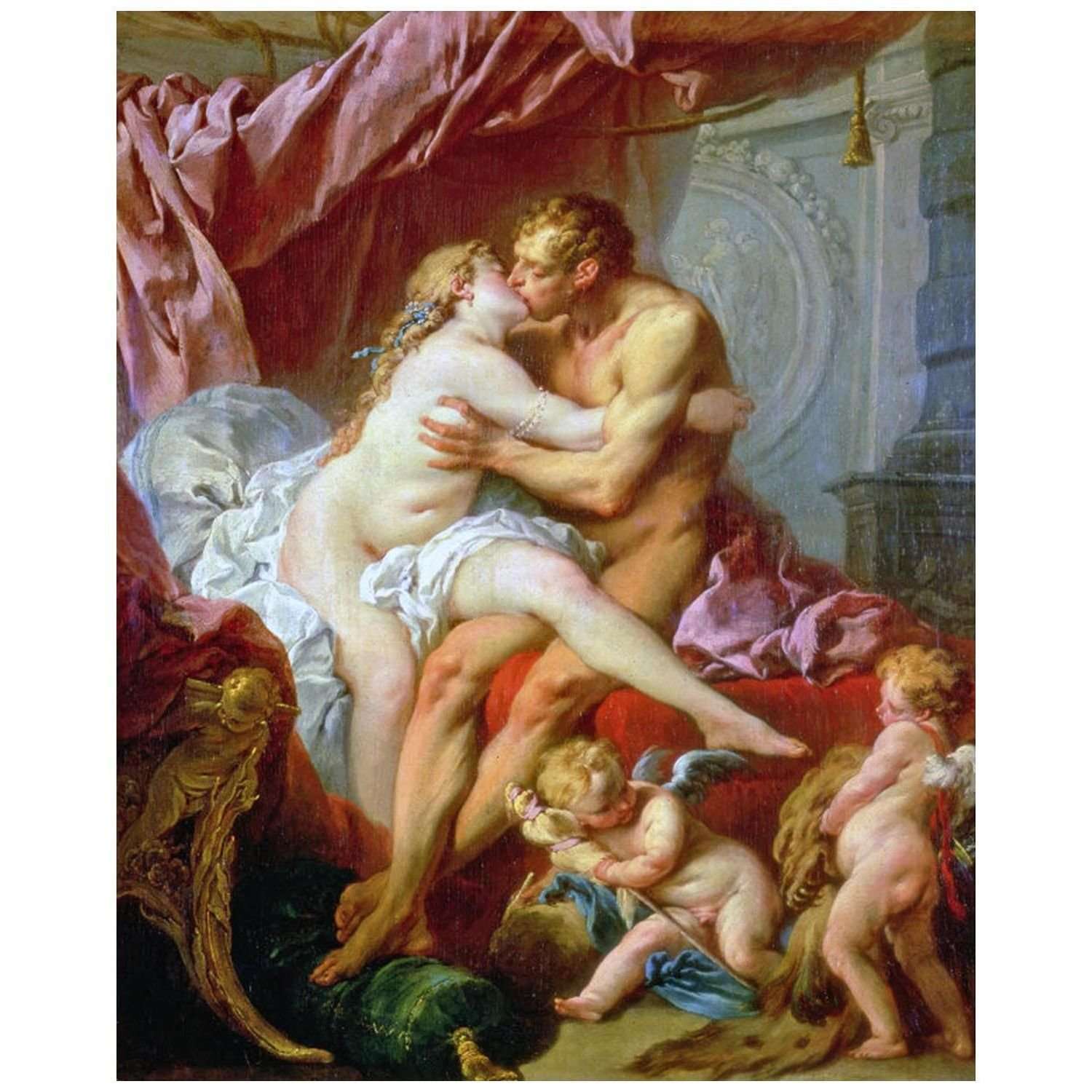  Francois Boucher. Hercule et Omphale. 1735. Pushkin Museum