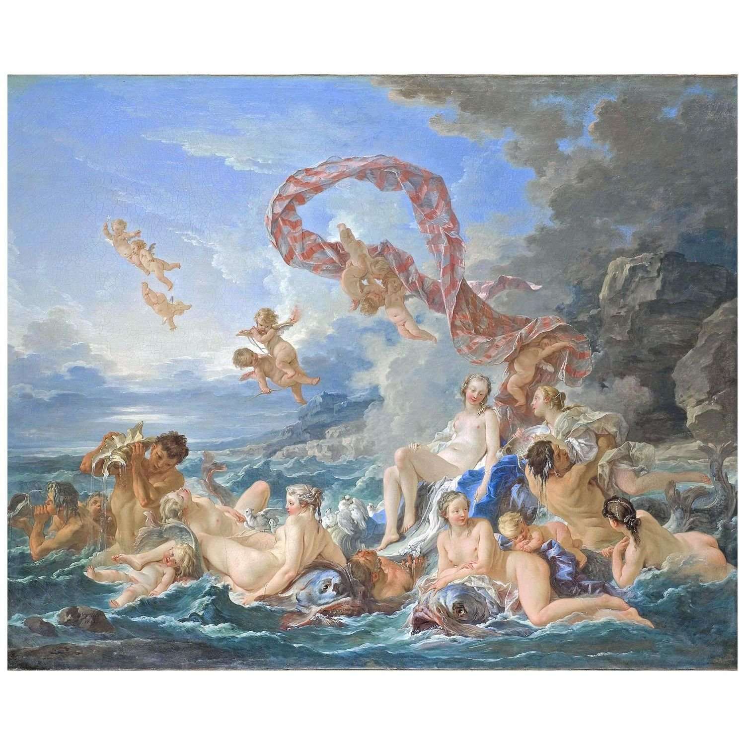  Francois Boucher. Le Triomphe de V?nus. 1740. Nationalmuseum Stockholm