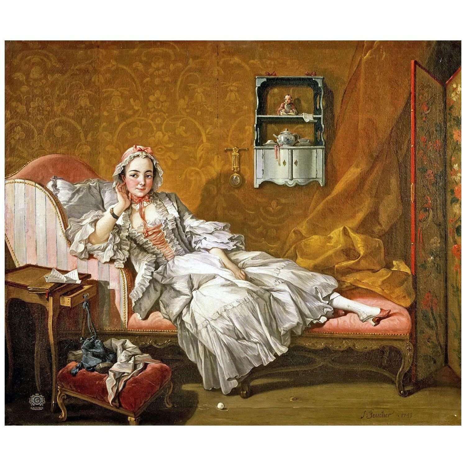  Francois Boucher. Marie-Jeanne Buzeau. 1743. Frick Collection NY