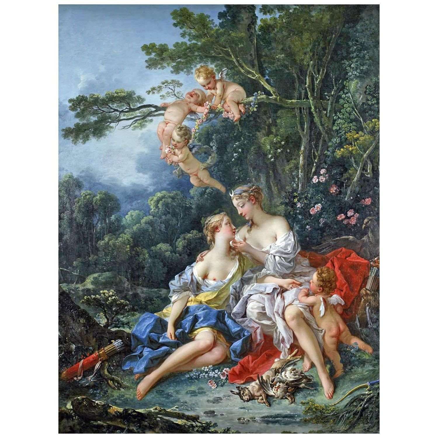  Francois Boucher. Jupiter et Callisto. 1744. Pushkin Museum