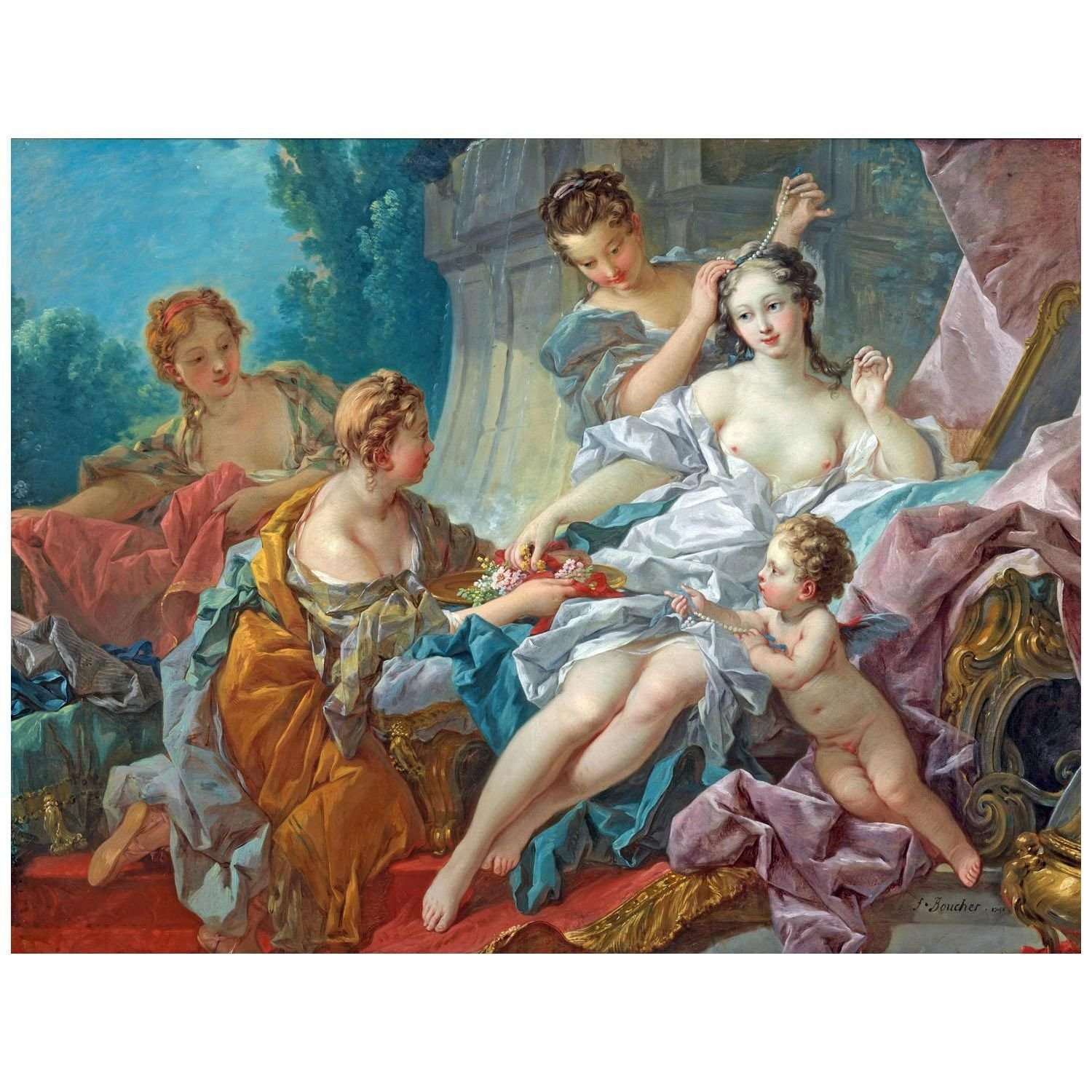 Francois Boucher. La Toilette de V?nus. 1746. Nationalmuseum Stockholm