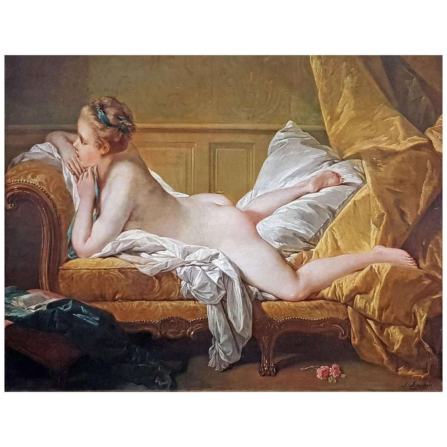  Francois Boucher. Blond Odalisque (Louise O'Murphy). 1751. Wallraf Museum K?ln