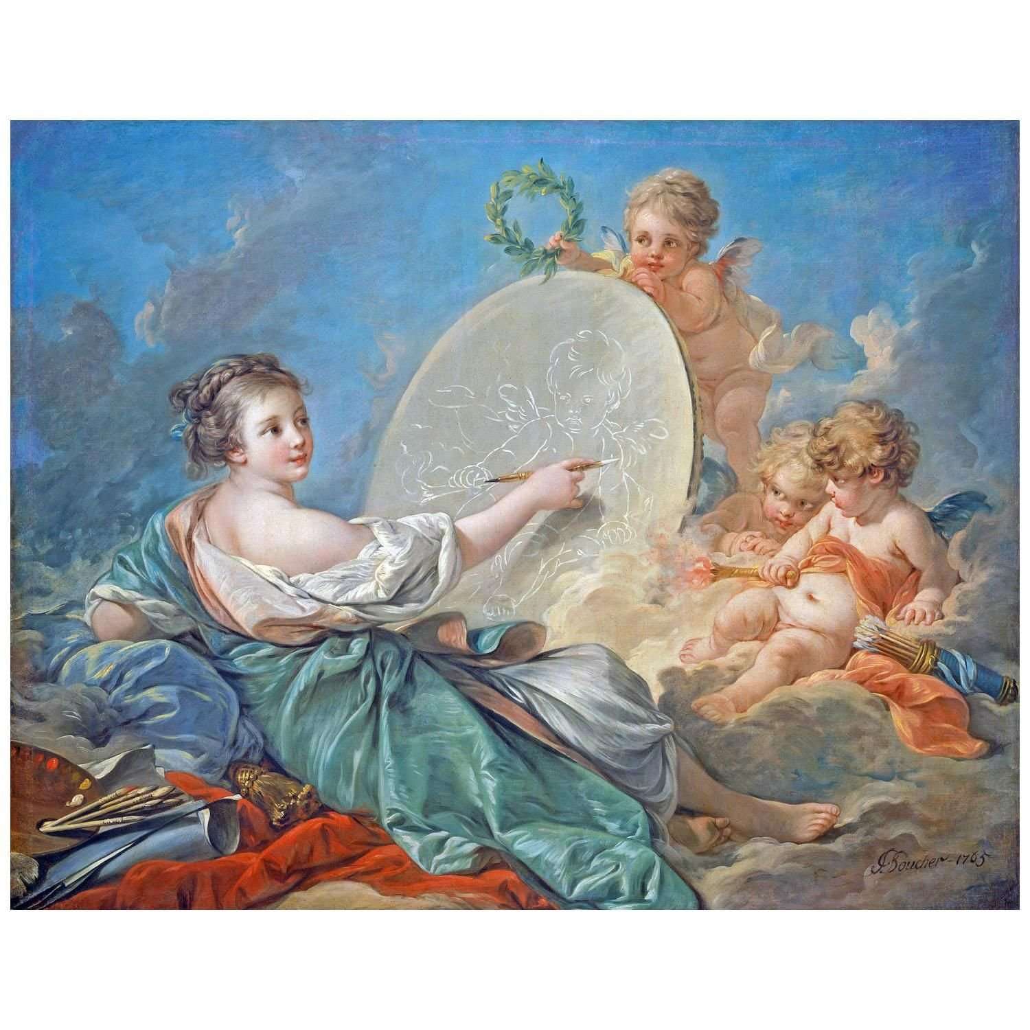  Francois Boucher. All?gorie de la Peinture. 1765. NGA Washington