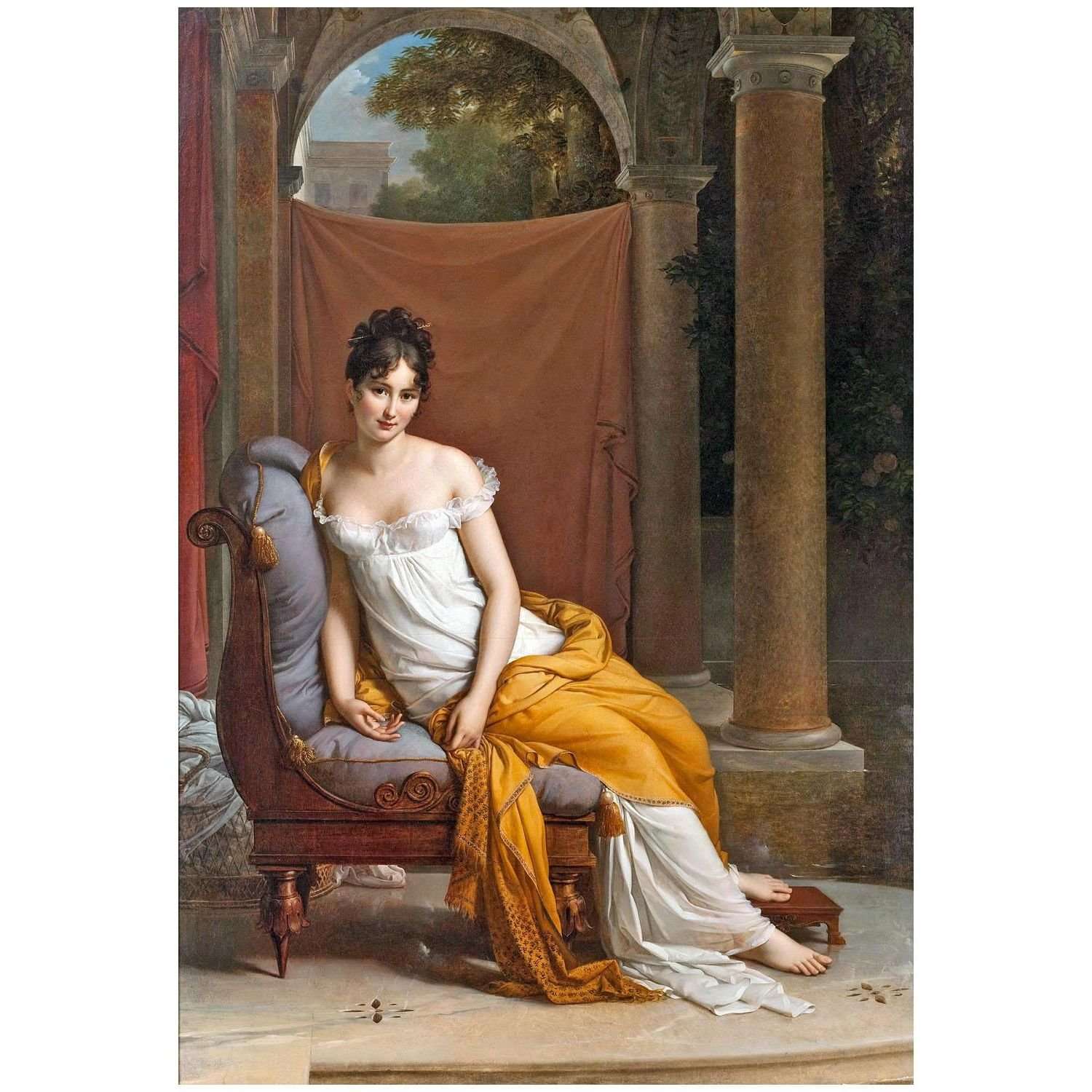  Francois Gerard. Portrait de Juliette R?camier. 1802. Musee Carnavalet
