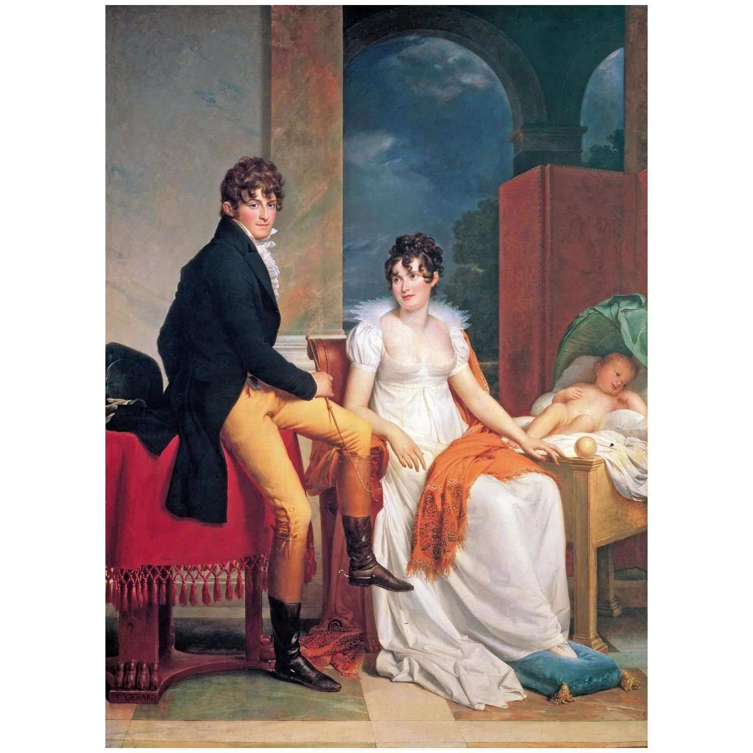  Francois Gerard. Le comte von Fries et sa famille. 1805. Belvedere Wien