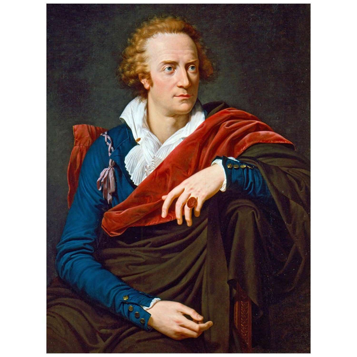 - Francois Xavier Fabre. Portrait de Vittorio Alfieri. 1793. Galleria degli Uffizi