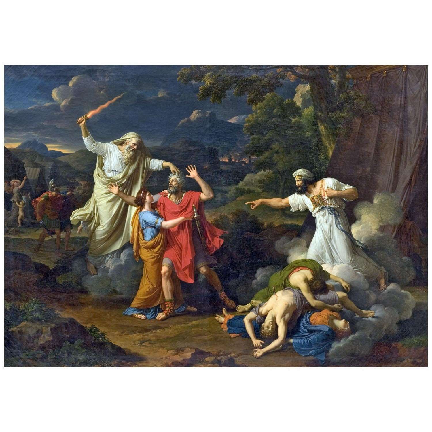 - Francois Xavier Fabre. Saul agite par ses remords. 1803. Musee Fabre Montpellier