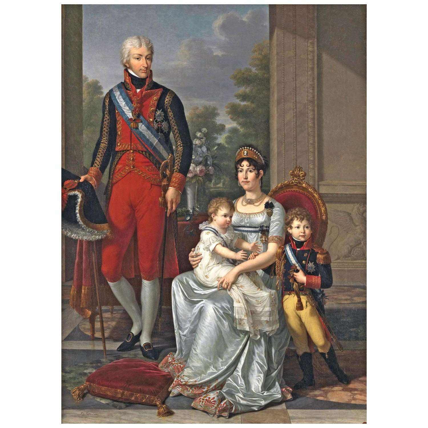 - Francois Xavier Fabre. La famille du roi d'?trurie. 1804. Museo del Prado