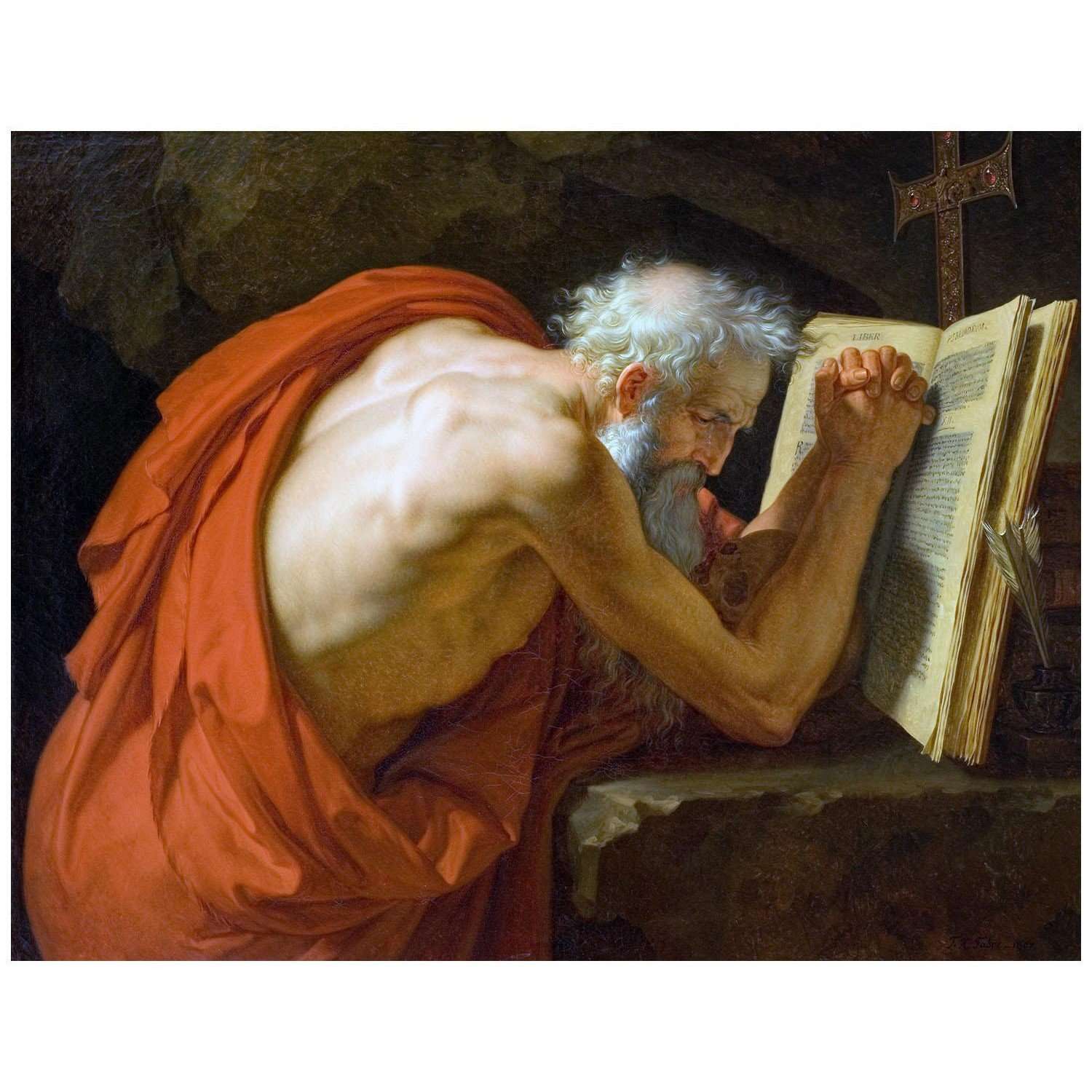 - Francois Xavier Fabre. Saint Jerome en priere. 1806. Musee Fabre Montpellier