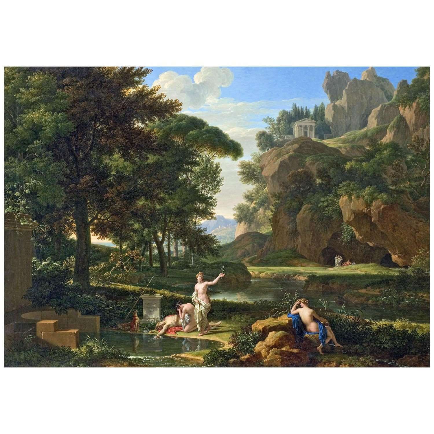 - Francois Xavier Fabre. La mort de Narcisse. 1814. Musee Fabre Montpellier