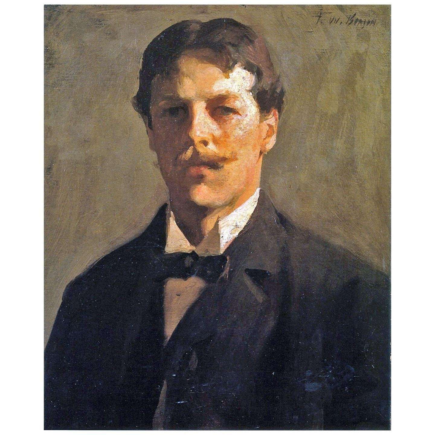  Frank Benson. Self-Portrait. 1898. Academy of Design, New York