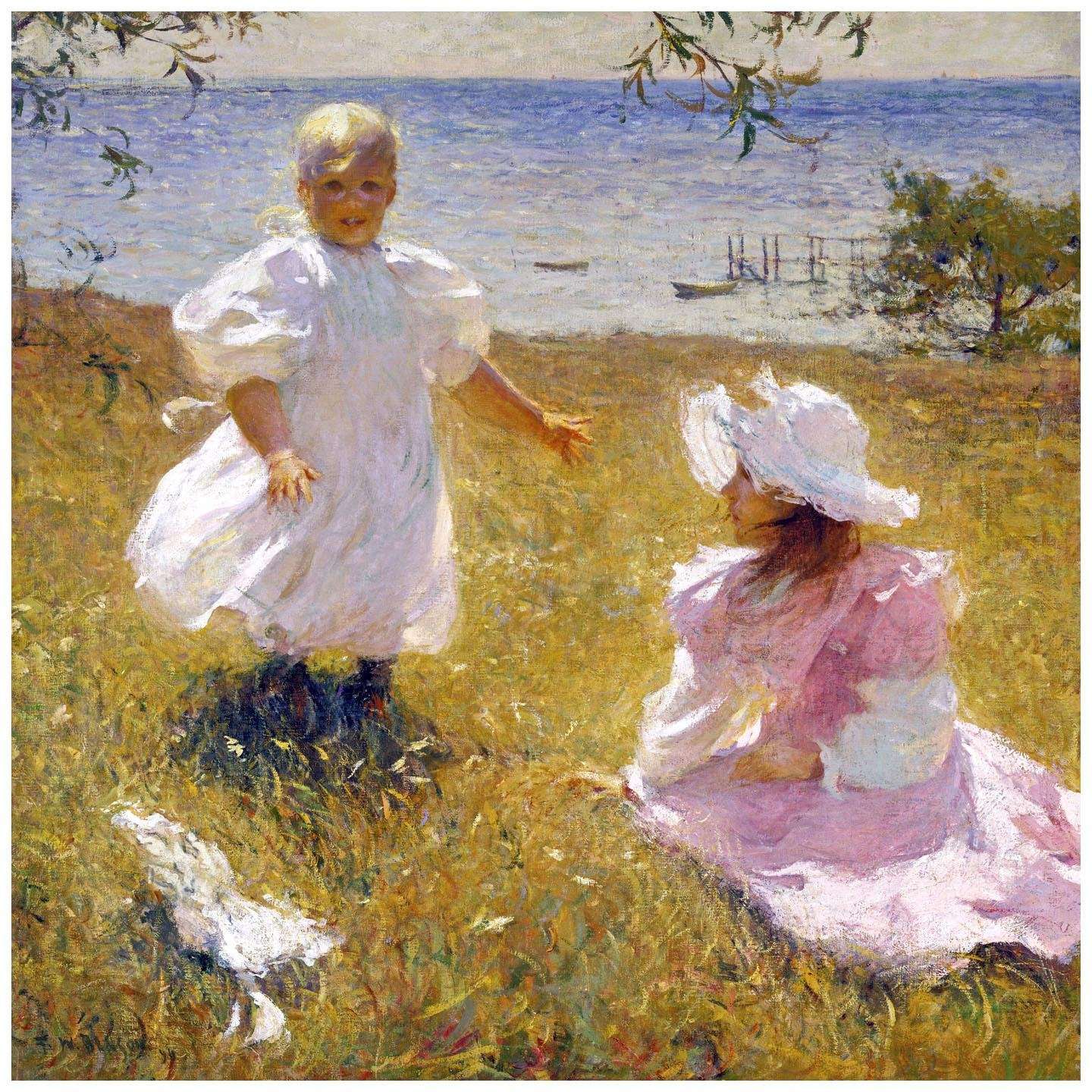  Frank Benson. The Sisters. 1899. Terra Museum, Chicago