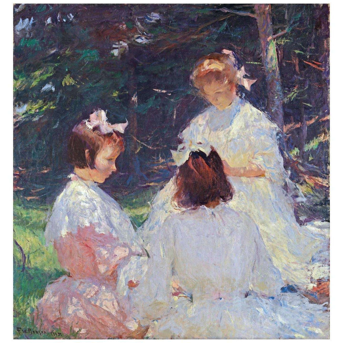  Frank Benson. Children in the Woods. 1905. Metropolitan Museum New York