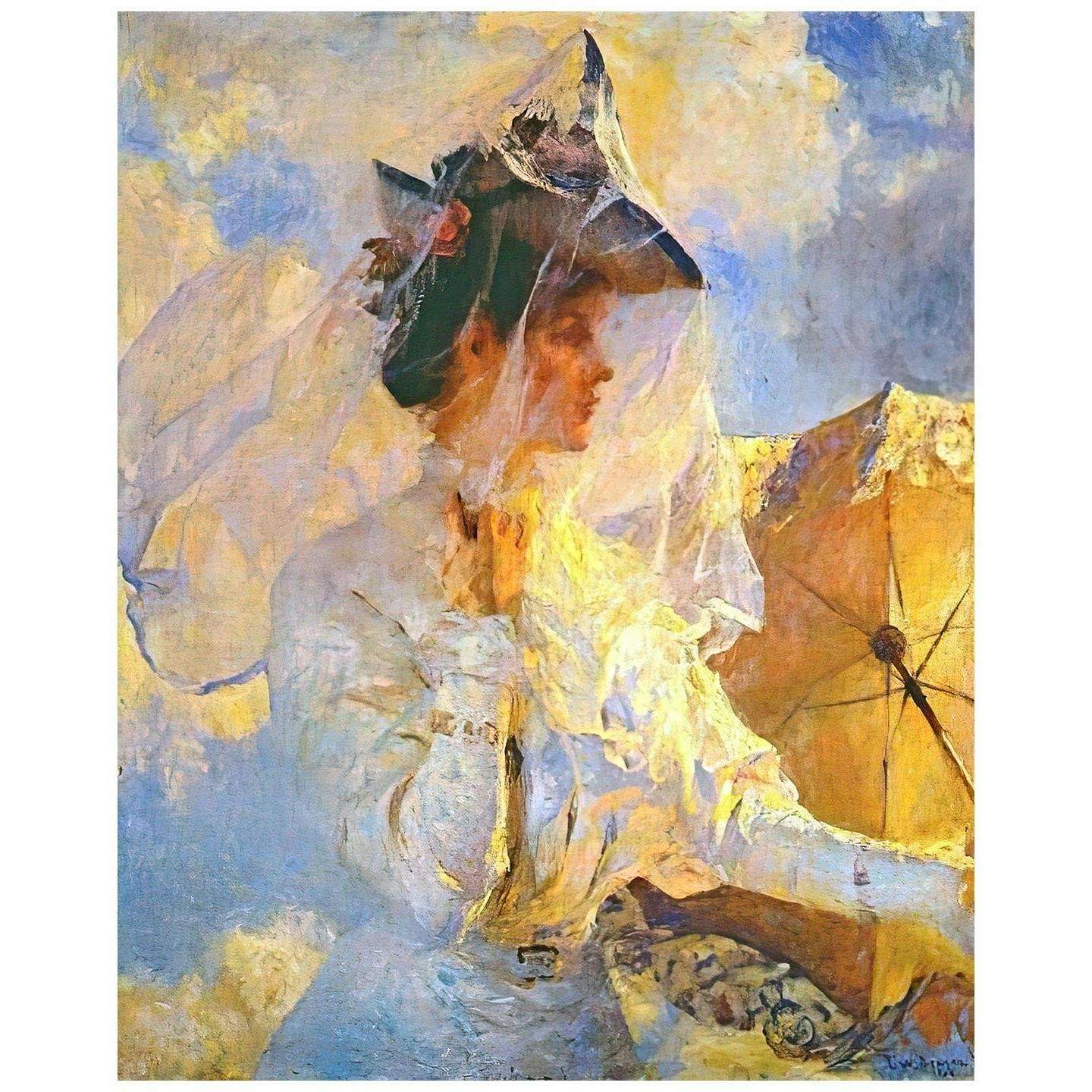  Frank Benson. Against the Sky. 1910. Private collection