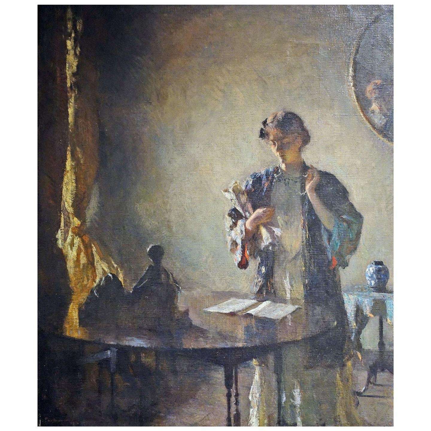  Frank Benson. Figure in the Room. 1912. NBMAA Connecticut