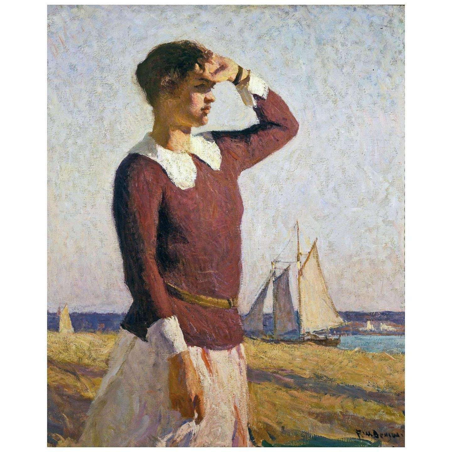 Frank Benson. The Watcher. 1921. Huntington Art Museum